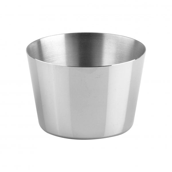 Pudding Mould - 65x35mm from Chef Inox. made out of Stainless Steel and sold in boxes of 10. Hospitality quality at wholesale price with The Flying Fork! 