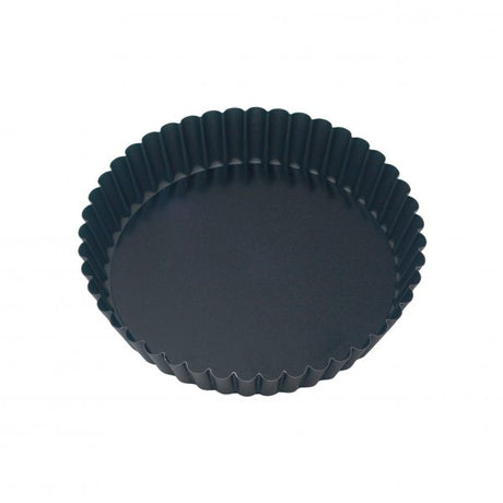 Round Loose Base Fluted Cake Pan (Non-Stick) - 100x30mm from Guery. Non-Stick, made out of Non Stick and sold in boxes of 1. Hospitality quality at wholesale price with The Flying Fork! 