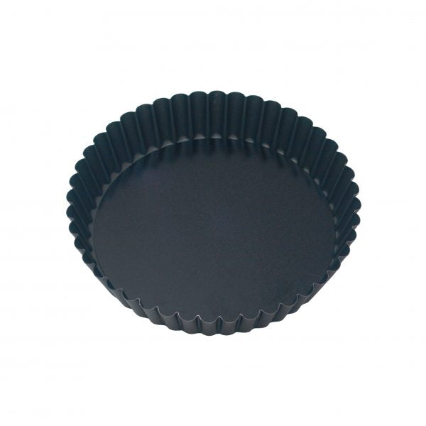 Round Loose Base Fluted Cake Pan (Non-Stick) - 200x45mm from Guery. Non-Stick, made out of Non Stick and sold in boxes of 1. Hospitality quality at wholesale price with The Flying Fork! 