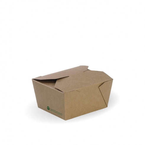 Small lunch box - 110 x 90 x 64mm - Box of 200 from BioPak. Compostable, made out of FSC�� certified paper and sold in boxes of 1. Hospitality quality at wholesale price with The Flying Fork! 