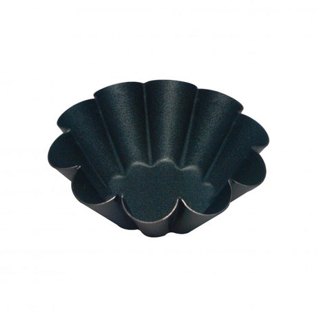 Non-Stick Brioche Mould (10-Ribs) - 75x28mm from Guery. Non-Stick, made out of Non Stick and sold in boxes of 1. Hospitality quality at wholesale price with The Flying Fork! 