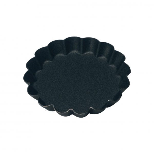 Round Fluted Tartlet Mould (Non-Stick) - 60x9mm from Guery. Non-Stick, made out of Non Stick and sold in boxes of 1. Hospitality quality at wholesale price with The Flying Fork! 