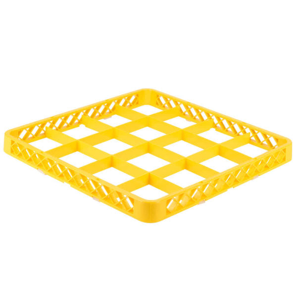 Washrack Extender - 16 Compartments, Yellow from Chef Inox. Sold in boxes of 6. Hospitality quality at wholesale price with The Flying Fork! 