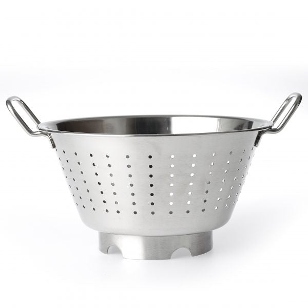 Footed Colander - 320mm from Chef Inox. made out of Stainless Steel and sold in boxes of 1. Hospitality quality at wholesale price with The Flying Fork! 