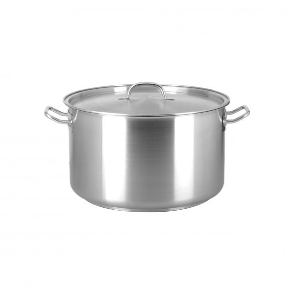 Elite Saucepot With lid - 4.0Lt, 200x130mm from Chef Inox. Lid included, made out of Stainless Steel 18/10 and sold in boxes of 1. Hospitality quality at wholesale price with The Flying Fork! 