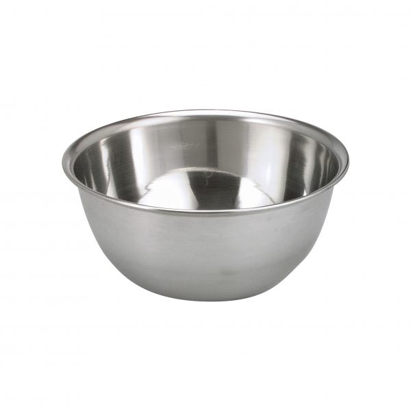 Deep Mixing Bowl - 158mm, 0.9Lt from Chef Inox. Deep, made out of Stainless Steel 18/10 and sold in boxes of 1. Hospitality quality at wholesale price with The Flying Fork! 