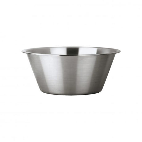Tapered Mixing Bowl - 160mm, 1.0Lt from Chef Inox. made out of Stainless Steel and sold in boxes of 5. Hospitality quality at wholesale price with The Flying Fork! 