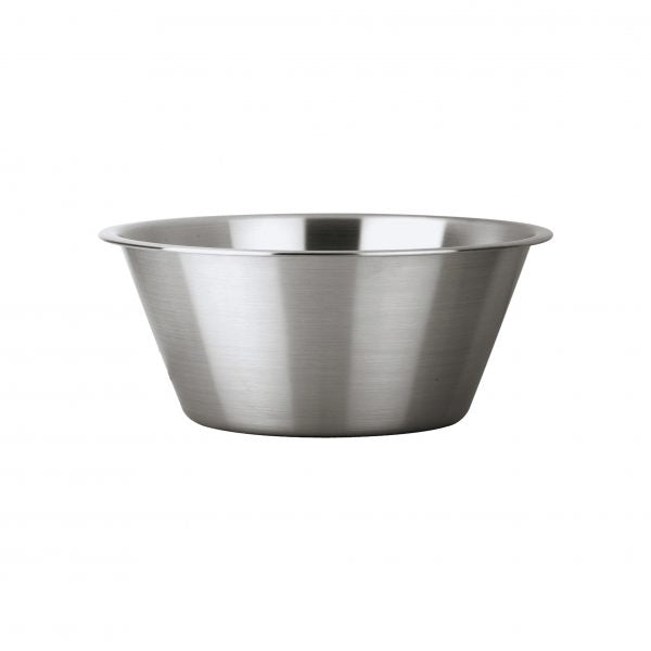 Tapered Mixing Bowl - 200mm, 2.0Lt from Chef Inox. made out of Stainless Steel and sold in boxes of 5. Hospitality quality at wholesale price with The Flying Fork! 