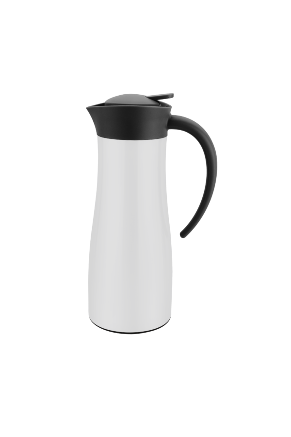 Vacuum Jug - 1.5L, Sleek White from Chef Inox. made out of Stainless Steel and sold in boxes of 1. Hospitality quality at wholesale price with The Flying Fork! 
