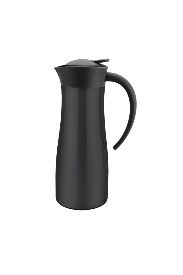 Vacuum Jug - 1.5L, Sleek Black from Chef Inox. made out of Stainless Steel and sold in boxes of 1. Hospitality quality at wholesale price with The Flying Fork! 
