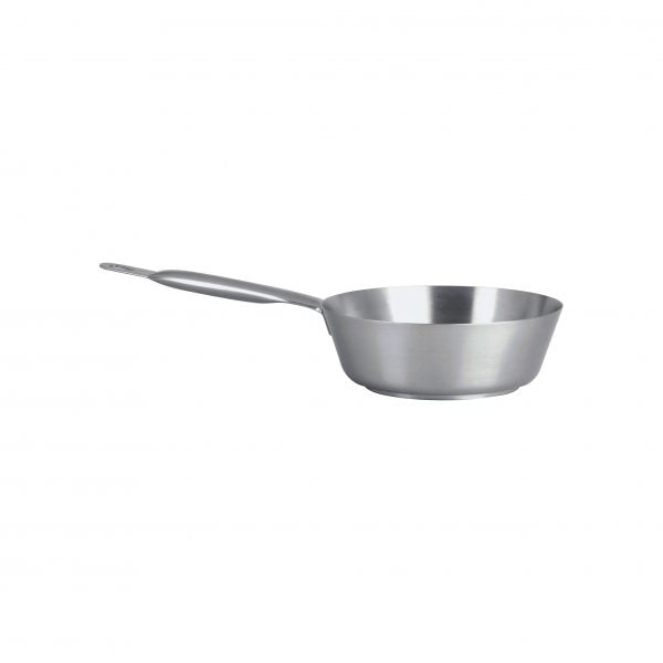 Tepered Sautese - 2.7lt, 240x75mm from Paderno. made out of Stainless Steel 18/10 and sold in boxes of 1. Hospitality quality at wholesale price with The Flying Fork! 