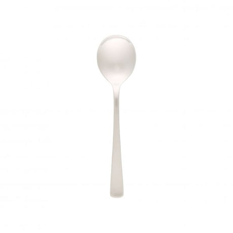 Soup Spoon - Panama from tablekraft. made out of Stainless Steel and sold in boxes of 12. Hospitality quality at wholesale price with The Flying Fork! 