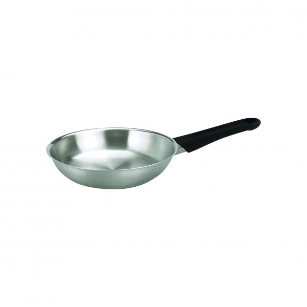 Club Bakelite Frypan With Lid - 240x50mm from Chef Inox. made out of Stainless Steel and sold in boxes of 1. Hospitality quality at wholesale price with The Flying Fork! 