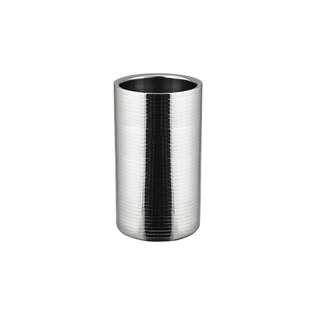 Wine Cooler-18/8, Insulated, 120X200Mm, Ribbed from Moda. made out of Stainless Steel and sold in boxes of 1. Hospitality quality at wholesale price with The Flying Fork! 