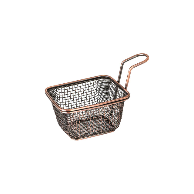 SERVICE BASKET-80x60x65mm, ANTIQUE COPPER from Moda. made out of Stainless Steel and sold in boxes of 6. Hospitality quality at wholesale price with The Flying Fork! 