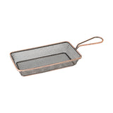 SERVICE BASKET-190x90x35mm, ANTIQUE COPPER from Moda. made out of Stainless Steel and sold in boxes of 6. Hospitality quality at wholesale price with The Flying Fork! 