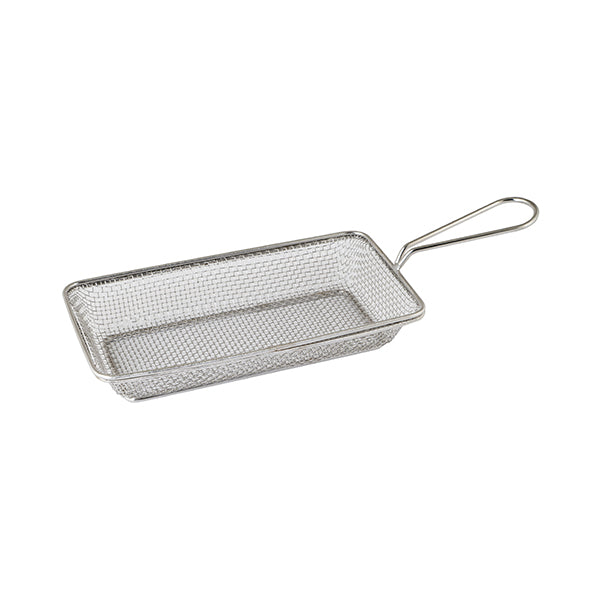 Brooklyn Service Baskets - Stainless Steel, 220x120mm from Moda. made out of Stainless Steel and sold in boxes of 1. Hospitality quality at wholesale price with The Flying Fork! 