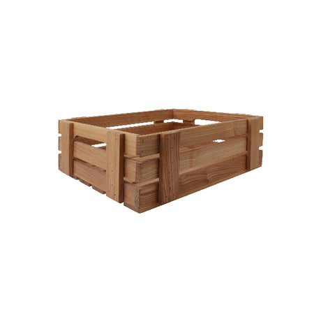 Wood Crate-Ash Wood, 400X300X150Mm from Athena. made out of Wood and sold in boxes of 1. Hospitality quality at wholesale price with The Flying Fork! 