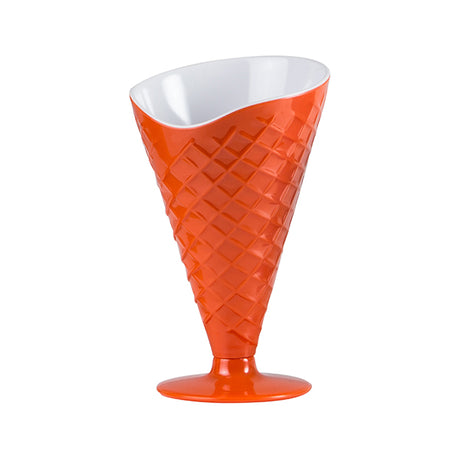 Ice Cream-Fries Holder - Orange from TheFlyingFork. Sold in boxes of 1. Hospitality quality at wholesale price with The Flying Fork! 