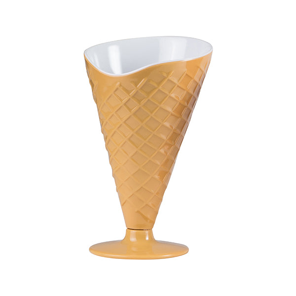 Ice Cream-Fries Holder - Yellow from TheFlyingFork. Sold in boxes of 1. Hospitality quality at wholesale price with The Flying Fork! 
