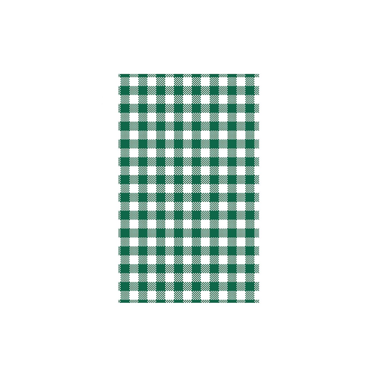 Greaseproof Paper & Pockets, Greaseproof Paper, 190x310mm, Green Gingham, Moda