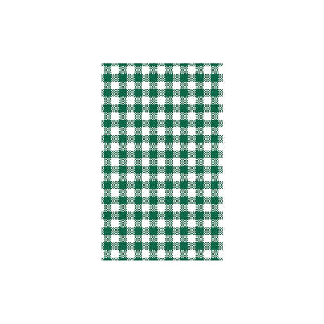Greaseproof Paper & Pockets, Greaseproof Paper, 190x310mm, Green Gingham, Moda