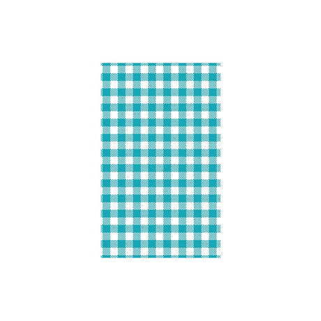 Greaseproof Paper & Pockets, Greaseproof Paper, 190x310mm, Teal Gingham, Moda