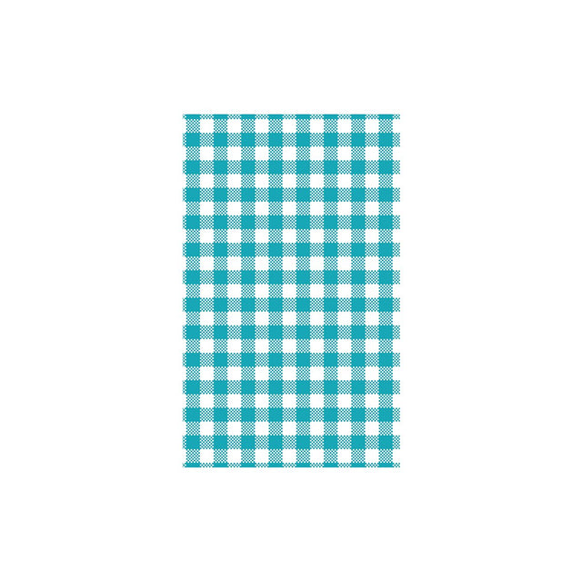 Greaseproof Paper & Pockets, Greaseproof Paper, 190x310mm, Teal Gingham, Moda