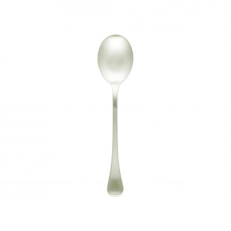 Serving Spoon - Elite from tablekraft. made out of Stainless Steel and sold in boxes of 12. Hospitality quality at wholesale price with The Flying Fork! 