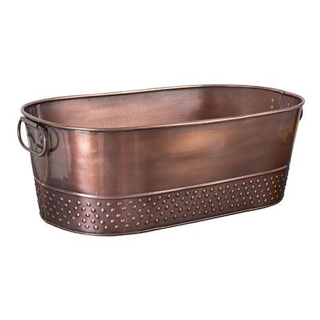 Beverage Tub-Antique, Round, 350X220Mm from Moda. made out of Stainless Steel and sold in boxes of 6. Hospitality quality at wholesale price with The Flying Fork! 