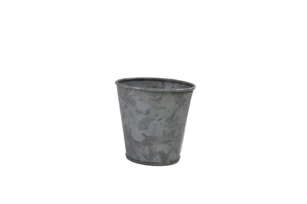 Galvanised Pot - 95mm, Coney Island from Chef Inox. made out of Galvanised Iron and sold in boxes of 1. Hospitality quality at wholesale price with The Flying Fork! 