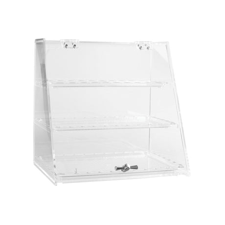 3 Tray Display Cabinet -  250x340mm, 340mm, Clear, Polycarbonate