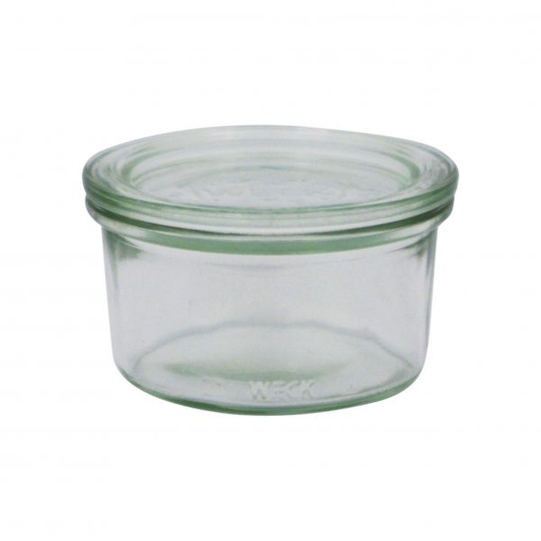 Glass Jar w-lid (976) - 165mL, 80x47mm from Weck. made out of Glass and sold in boxes of 12. Hospitality quality at wholesale price with The Flying Fork! 