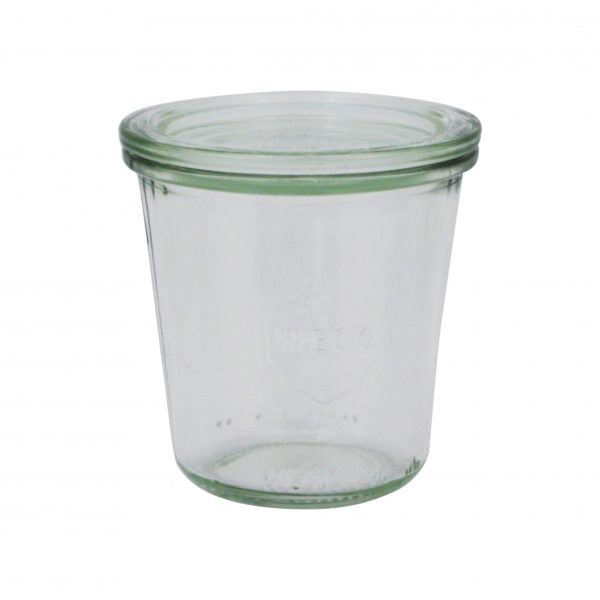 Glass Jar w-lid (#900) - 290mL, 80x87mm from Weck. made out of Glass and sold in boxes of 6. Hospitality quality at wholesale price with The Flying Fork! 