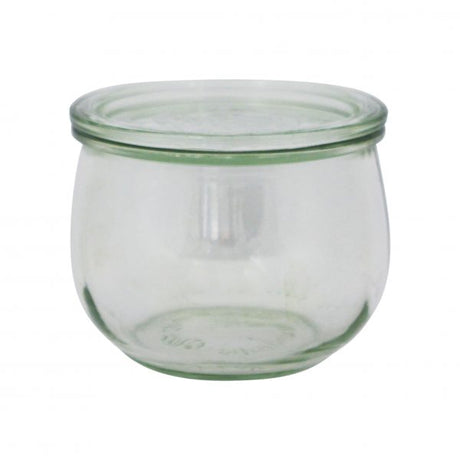 Tulip Glass Jar w-lid (744) - 580mL, 100x85mm from Weck. made out of Glass and sold in boxes of 6. Hospitality quality at wholesale price with The Flying Fork! 