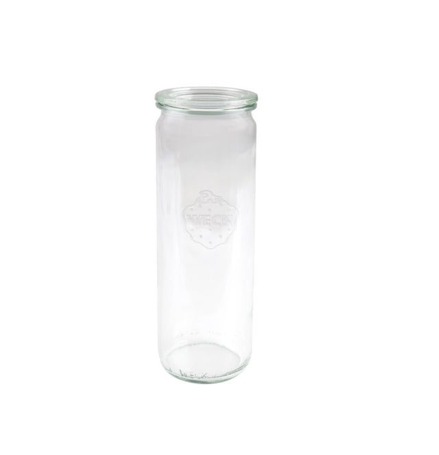Cylinder Glass Jar w-lid (905) - 600mL, 60x210mm from Weck. made out of Glass and sold in boxes of 12. Hospitality quality at wholesale price with The Flying Fork! 