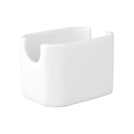 Sugar Pack Holder - 95x65x65mm, White from Vitroceram. made out of Porcelain and sold in boxes of 48. Hospitality quality at wholesale price with The Flying Fork! 