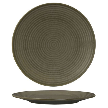 Coupe Plate - Ribbed, 310Mm, Zuma Cargo from Zuma. Matt Finish, made out of Ceramic and sold in boxes of 3. Hospitality quality at wholesale price with The Flying Fork! 