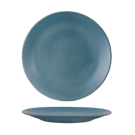 Round Coupe Plate - 260mm, Zuma Denim from Zuma. Matt Finish, made out of Ceramic and sold in boxes of 6. Hospitality quality at wholesale price with The Flying Fork! 