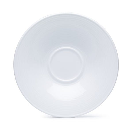 Saucer To Suit 96088 - Aura from Rene Ozorio. made out of Porcelain and sold in boxes of 24. Hospitality quality at wholesale price with The Flying Fork! 