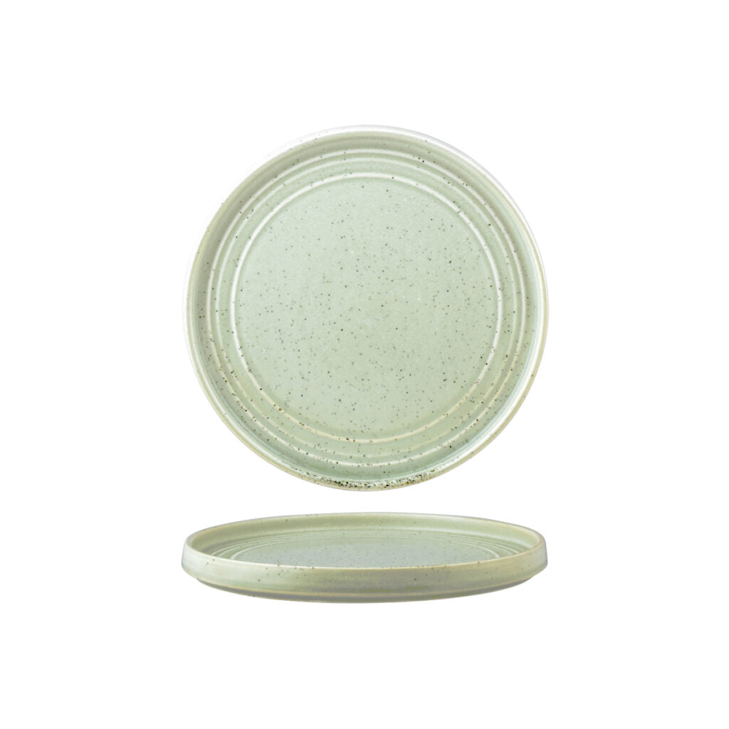 Round Plate - 225X22Mm, Pistachio from Tablekraft. made out of Ceramic and sold in boxes of 4. Hospitality quality at wholesale price with The Flying Fork! 