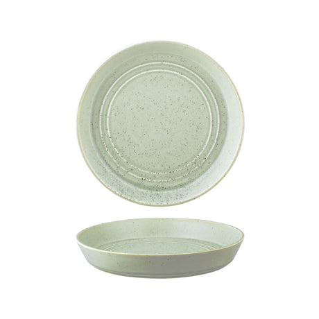 Round Flared Bowl - 225X35Mm, Pistachio from Tablekraft. Flared edges, made out of Ceramic and sold in boxes of 3. Hospitality quality at wholesale price with The Flying Fork! 
