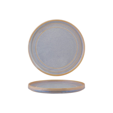 Tablekraft urban loft round plate - 225x22mm azure blue from Tablekraft. Matt Finish, made out of Porcelain and sold in boxes of 6. Hospitality quality at wholesale price with The Flying Fork! 