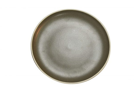 Round Coupe Plate - 200mm, Urban, Dark Grey from tablekraft. Matt Finish, made out of Porcelain and sold in boxes of 6. Hospitality quality at wholesale price with The Flying Fork! 