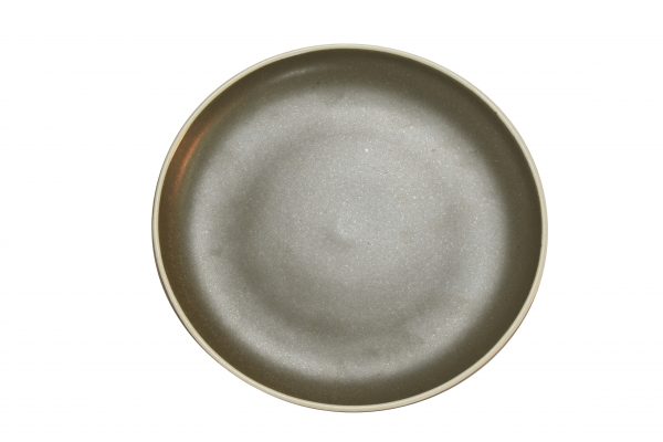 Round Coupe Plate - 265mm, Urban, Dark Grey from tablekraft. made out of Porcelain and sold in boxes of 4. Hospitality quality at wholesale price with The Flying Fork! 