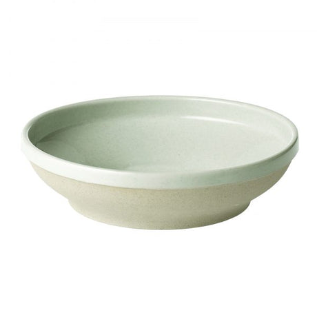 Round Bowl Flared - 230mm, Soho, Limestone from tablekraft. Flared edges, made out of Porcelain and sold in boxes of 4. Hospitality quality at wholesale price with The Flying Fork! 