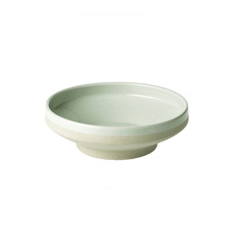 Round Bowl Footed - 153mm, Soho, Limestone from tablekraft. Footed, made out of Porcelain and sold in boxes of 6. Hospitality quality at wholesale price with The Flying Fork! 