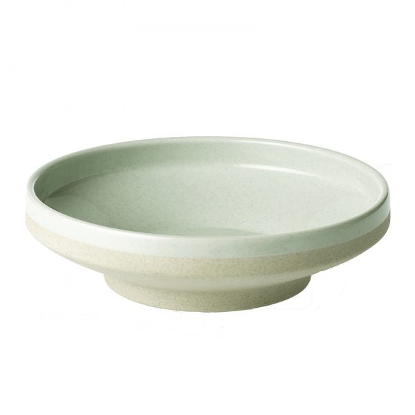 Round Bowl Footed - 230mm, Soho, Limestone from tablekraft. Footed, made out of Porcelain and sold in boxes of 6. Hospitality quality at wholesale price with The Flying Fork! 