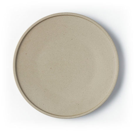 Round Plate - 285mm, Soho, Stone from tablekraft. Matt Finish, made out of Porcelain and sold in boxes of 4. Hospitality quality at wholesale price with The Flying Fork! 