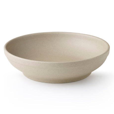 Round Bowl Flared - 230mm, Soho, Stone from tablekraft. Flared edges, made out of Porcelain and sold in boxes of 4. Hospitality quality at wholesale price with The Flying Fork! 